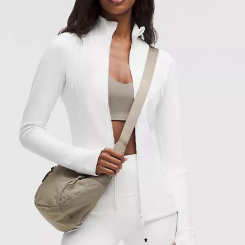 Lululemon Define Jacket Luon White Zip-Up Jacket size 8 - Picture 2 of 12